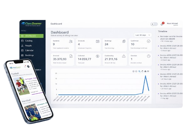 ClassZoomer Dashboard